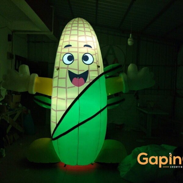 Come with Free Fan Led Lighted Inflatable Maize/Corn Cartoon Tent