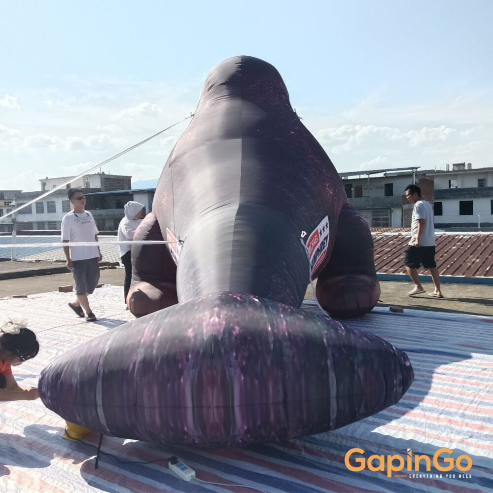 Inflatable Walrus Inflatable Sea Animals With Free Air Blower For Advertising Party Activities Decoration