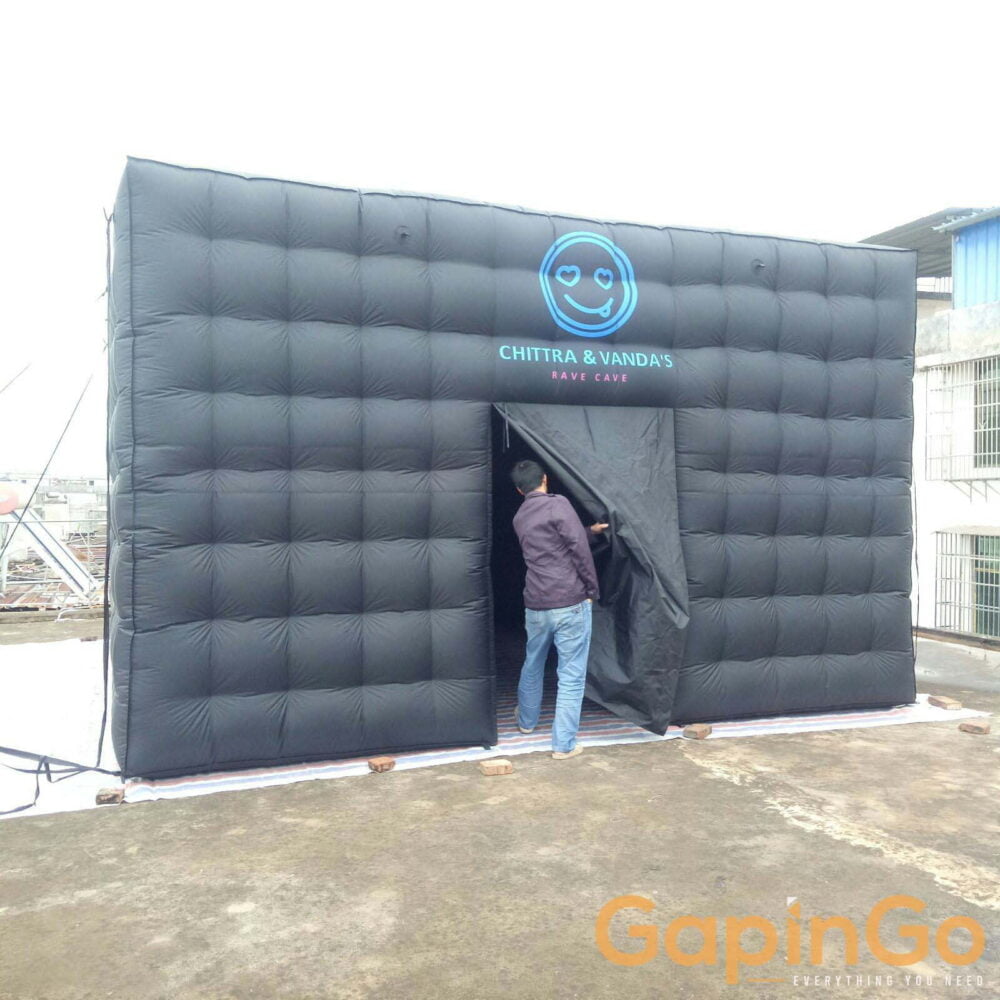 Inflatable Customized Cube party Tent wth Free Air Blower