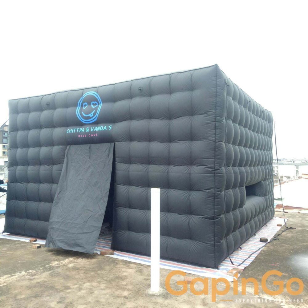 Inflatable Customized Cube party Tent wth Free Air Blower