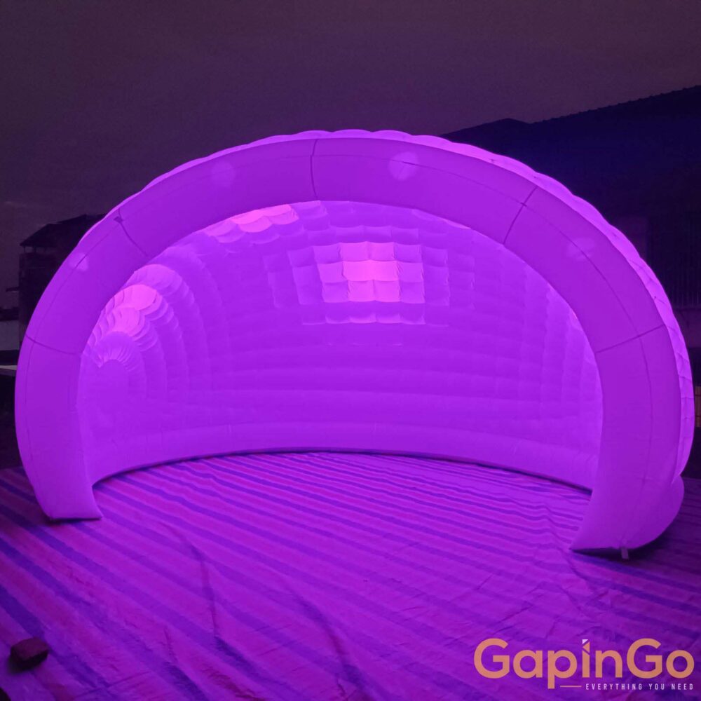 Led Dome Inflatable Luna Model Event Party Tent Dj Booth Shelter Free Blower
