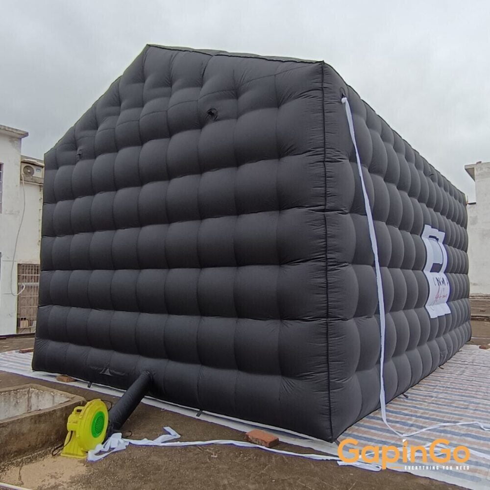 19Ft*13Ft*11Ft Portable Inflatable Cinema Tent with Movie Screen for Family Gath