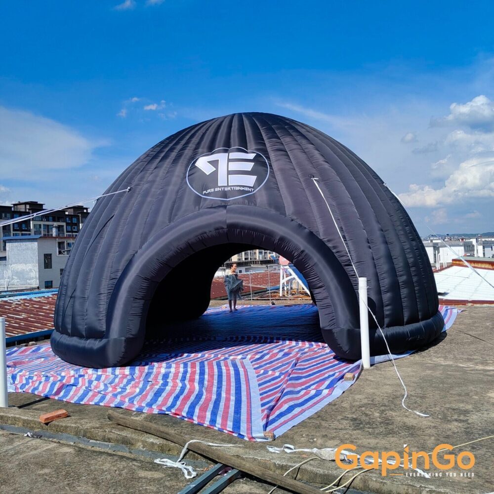 26.2ft Inflatable Dome Tent Igloo Disco DJ Booth Party Pavilion Tent Bar House