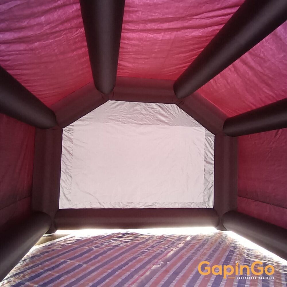 Giant Portable Tower Style Tunnel Film Marquee Inflatable Mobile Movie Theater VIP Cinema Lounge With Screen And Foldable Door