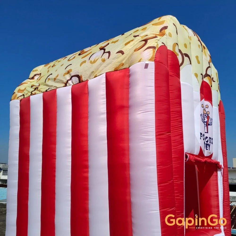 3mX3mX4m Inflatable Popcorn Tent Event Sales House Wth Free Air Blower Fast Ship