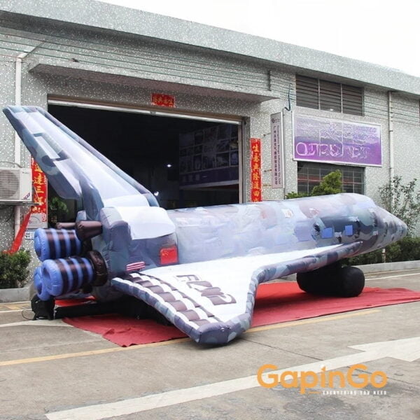 8x5.7x3.2m Giant Inflatable Airplane / Inflatable Airplane Decorations / Advertising Inflatable Aircraft -Toy