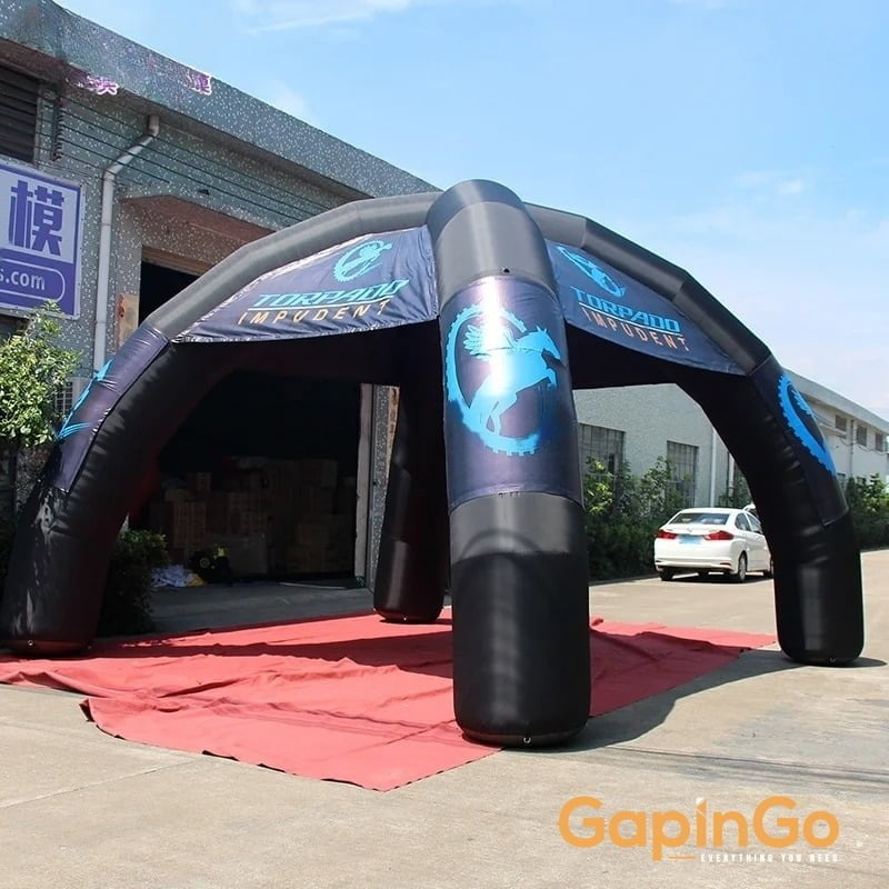 8x8x4 Meters Inflatable Spider Tent With Logo Printing For Outdoor Event