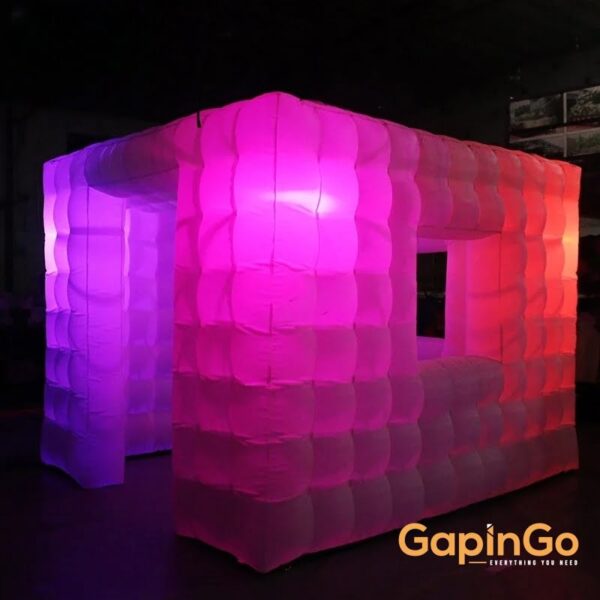 Inflatable Cube Event Tent With LED Lights For Sale