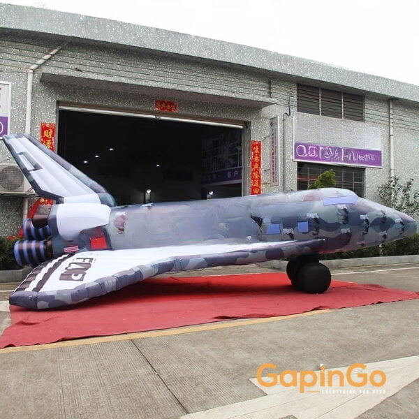 8x5.7x3.2m Giant Inflatable Airplane / Inflatable Airplane Decorations / Advertising Inflatable Aircraft -Toy