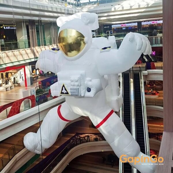 Inflatable Astronaut Balloon For Advertising Decoration Giant 15 Meters Height Air-blown Spaceman Toys