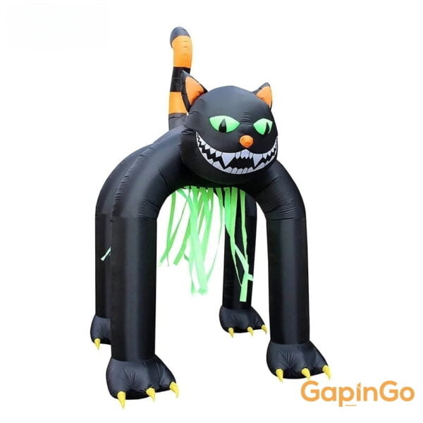 3.2x2.5x4 Meters Inflatable Black Cat Arch Halloween Decoration FOR Sale