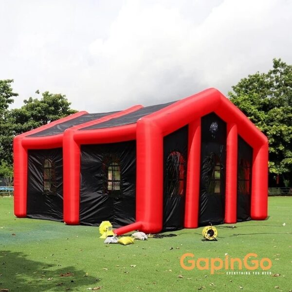 7.4x6.4x4.3 Meters Inflatable HomeEvent Tent With Custom Logo / Outdoor 24x21x14 Feet Inflated Tent