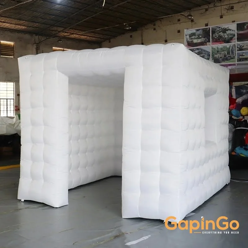 Inflatable Cube Event Tent With LED Lights For Sale