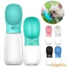 350ml/550ml Portable Dog Water Bottle Bowl Outdoor Walking Puppy Pet Travel Water Bottle Cat Drinking Bowl Dogs Supplies