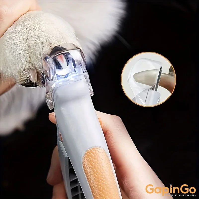 LED Pet Nail Clipper For Easy And Safe Dog And Cat Paw Grooming