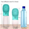 350ml/550ml Portable Dog Water Bottle Bowl Outdoor Walking Puppy Pet Travel Water Bottle Cat Drinking Bowl Dogs Supplies