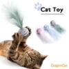 Cat Toy Ball Feather Funny Cat Toy Star Ball Plus Feather Foam Ball Throwing Toys Interactive Plush Toys Pet Supplies Katten Toy