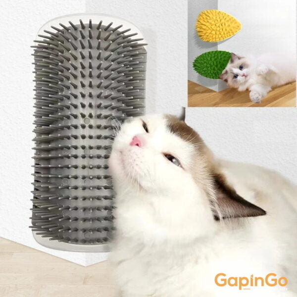 Cat Scratcher Massager for Cats Scratching Pets Brush Remove Hair Comb Grooming Table Dogs Kitten Care Royal Canin Accessories