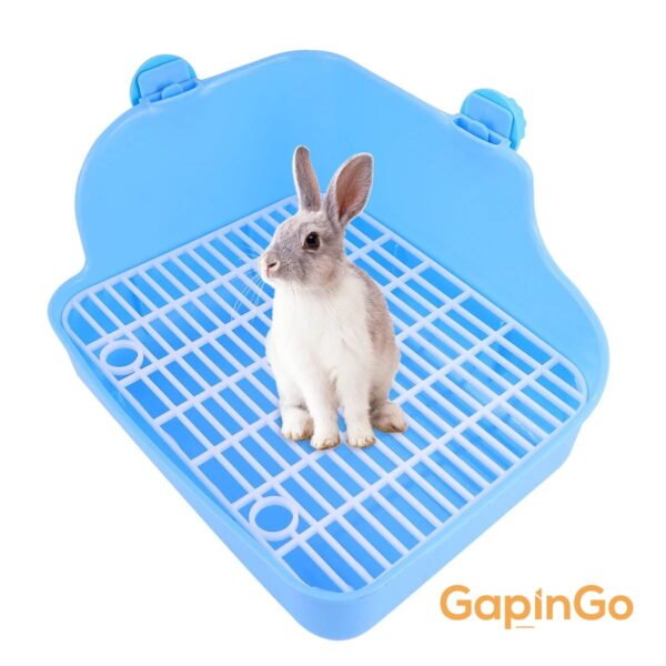 Hamster Rabbit Square Toilet Bowl Litter & Housebreaking Ferret Potty Trainer Guinea Pig