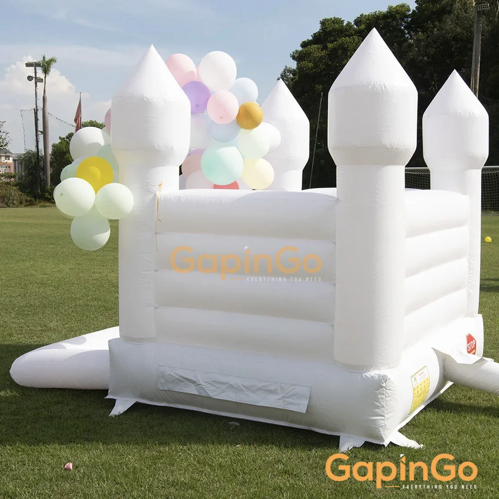 Children inflatable castle trampoline with slide Wedding party event birthday gift Children's playground kids toy Jumping bed